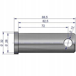 Jungo tvirtinimo kaištis 80453072 c 385 83453044