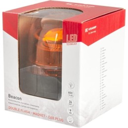 Rooster LED blykstės lempa su magnetu ir kištuku