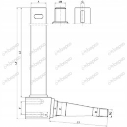 Kairioji vairo rankena Claas Renault 300 400 50 500