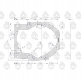 Tarpinės pavarų dėžės korpuso sandariklis
