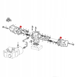 Vožtuvo tarpiklis hydr fendt 822100070441 originalus