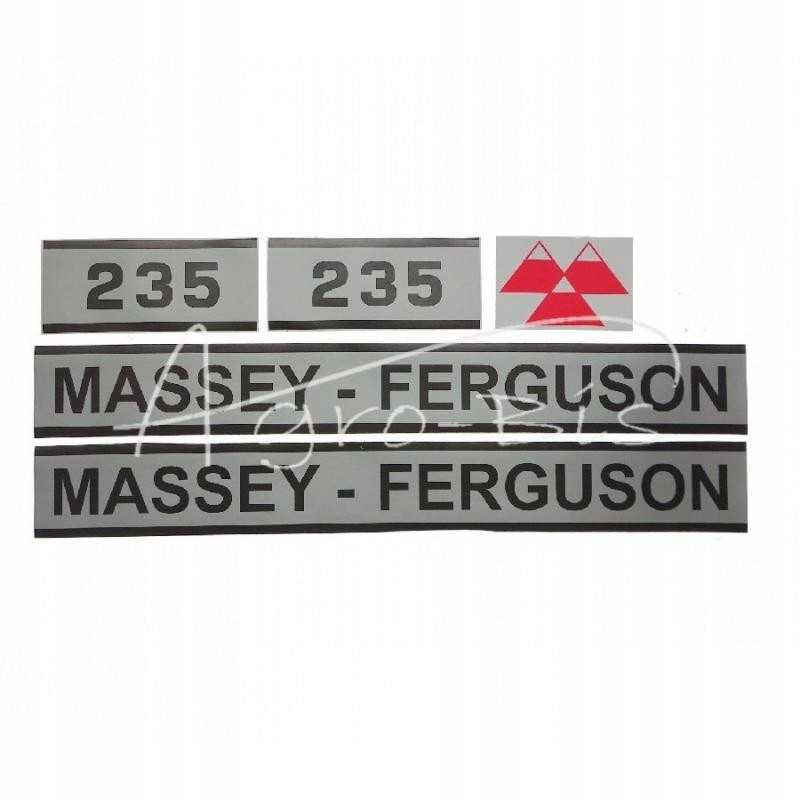 Massey MF 235 ženklų rinkinys