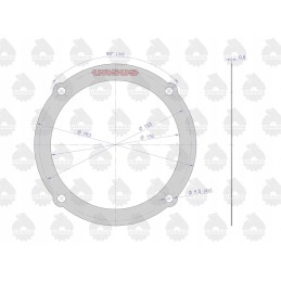 Galutinių pavaros tarpiklių rinkinys 50528020 50