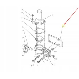 490b 43005 termostato korpuso tarpiklis