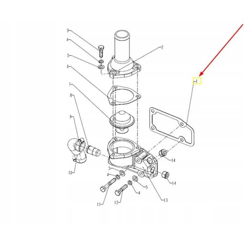 490b 43005 termostato korpuso tarpiklis