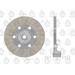 Sankabos diskas pavarai ir st c 330m originalus ursus