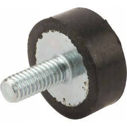 Metalo-gumos amortizatorius, nerūdijantis plienas, D tipas