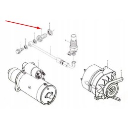 Km485qb 12602 perpildymo varžtas m12 x 1 25 x 27