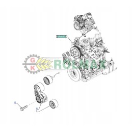 Diržo įtempiklis new holland case 5801404997