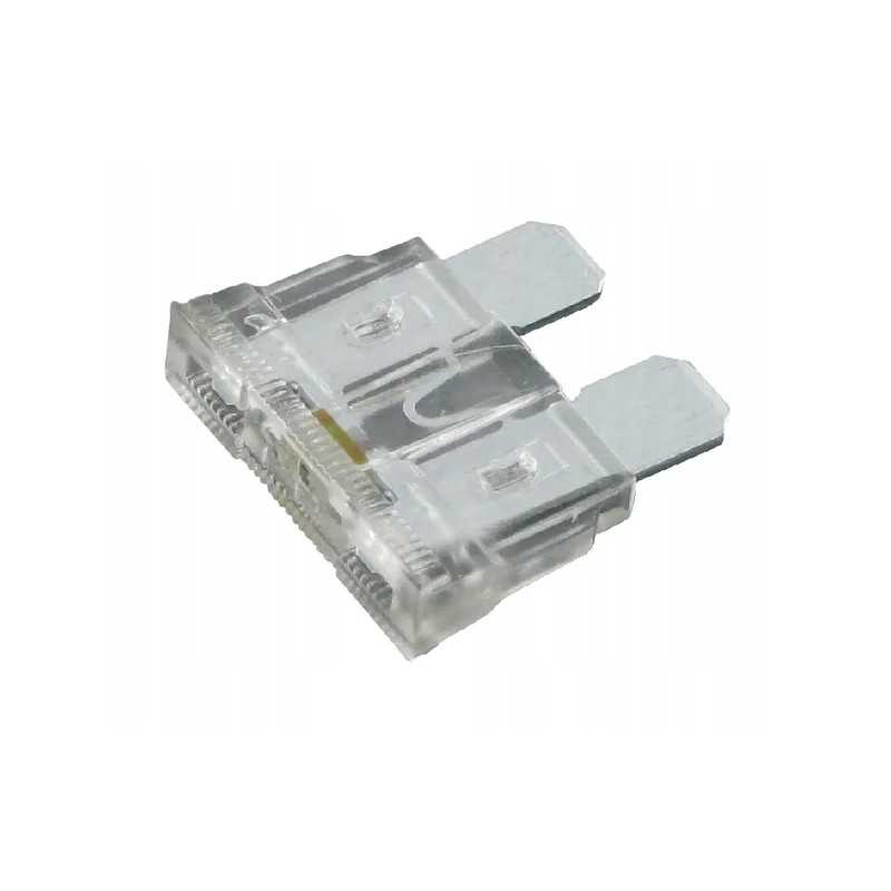 Plokščias saugiklis 32v 25a l 18 8 mm baltas imaxx