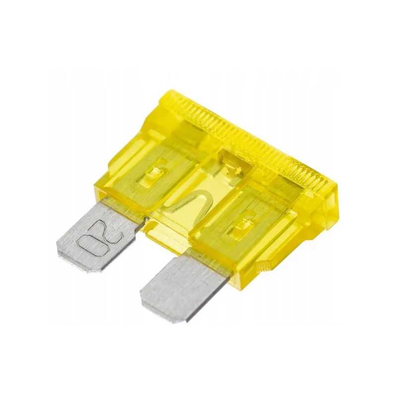 Plokščias saugiklis 32v 20a l 18 8 mm geltonas imaxx