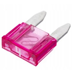 Ašmenų saugiklis 32v 4a l 18 8 mm rožinė imaxx