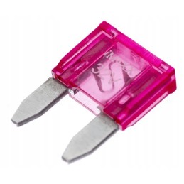 Ašmenų saugiklis 32v 4a l 18 8 mm rožinė imaxx
