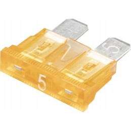 Ašmenų saugiklis 32v 5a l 18 8 mm smėlio spalvos imaxx