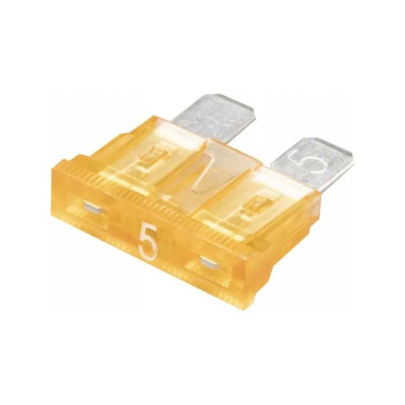 Ašmenų saugiklis 32v 5a l 18 8 mm smėlio spalvos imaxx