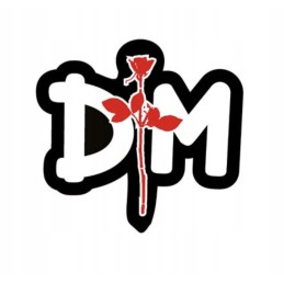 „Depeche Mode DM Rock“ lipdukas 10 cm 5