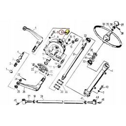 Vairo mechanizmo korpuso įvorė, siaura c 3