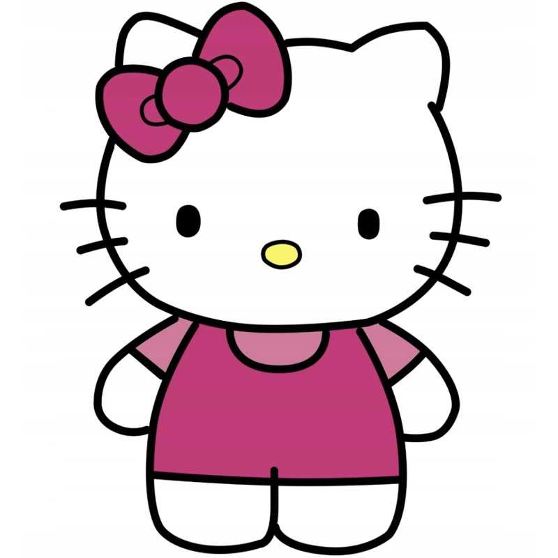 Hello Kitty pasakų kačiuko lipdukas 10 cm