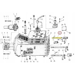 Šakės velenas i iv ir atbulinės eigos pavara c 330 5001