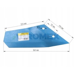 Trumpas lenktas plūgas P Lemken 3374418 Warynski