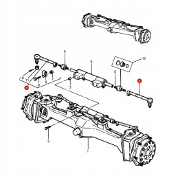 Skersinės vairo trauklės galas mf 3426336m1 jag