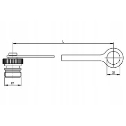 Sks9m120 raudonas apsauginis dangtelis