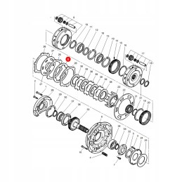 Frikcinio disko tarpiklio mf 3617344m1 keitimas