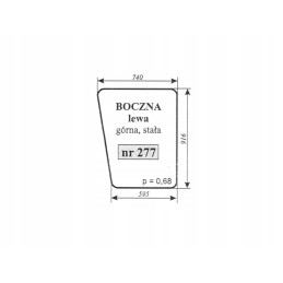 Kombaino Bizon 277 kairysis šoninis langas