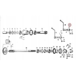 Šakės tvirtinimo varžtas cl 8 8 c 330