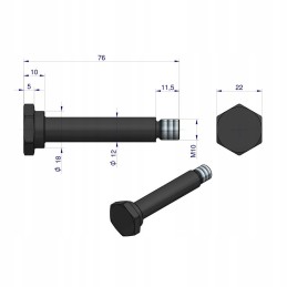 Sankabos varžtas c 330 328 50010151