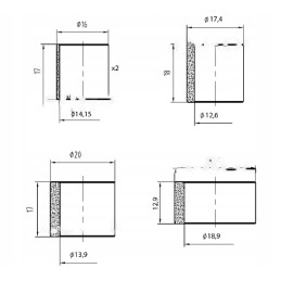 Starterio įvorių rinkinys r 11 c 360 c 330 mf 3