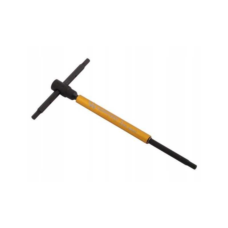 T-raktas su šešiabriauniu 3 mm Warynski WMK137