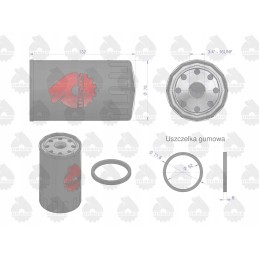 Alyvos filtras pp 49 mf 3, supakuotas po 15 vnt., originalus