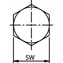 Dvigubas perpildymo varžtas m8x1