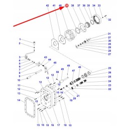 Reduktoriaus krepšelio frikcinė poveržlė mf3 mf4 rm 89736