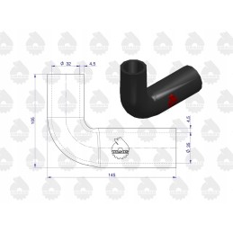 Radiatoriaus žarnų komplektas, skirtas C 360 3p Ursus