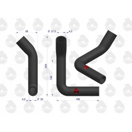 Radiatoriaus žarnų komplektas, skirtas C 360 3p Ursus