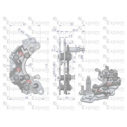 Generatoriaus diodinis lygintuvas mf3 naujo tipo expom k