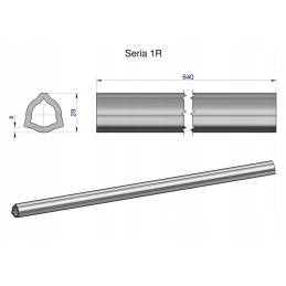 Vidinis vamzdis, serija 1r, velenui 760, šarnyrinis