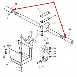 30 3504476 priekinio pavaros ritinėlio jungtis