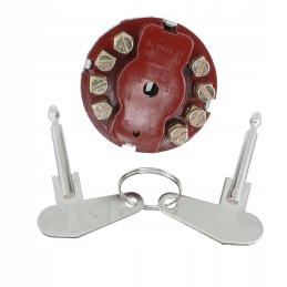 Zetor 3 diapazonų uždegimo jungiklis su rakteliu