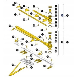 Dalgio galvutė 84562654 new Holland cnh
