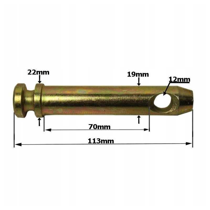 Smeigtuko skersmuo 19mm, ilgis 71mm
