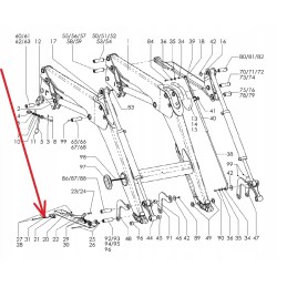 1429150 krautuvo rėmo spyruoklė