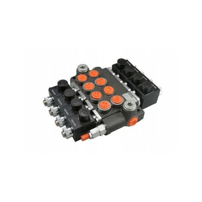 Hidraulinis skirstytuvas, 4 sekcijų, elektrinis, 50l