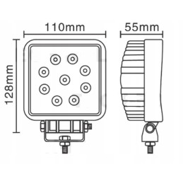 LED prožektoriaus lempa 2200lm diodas