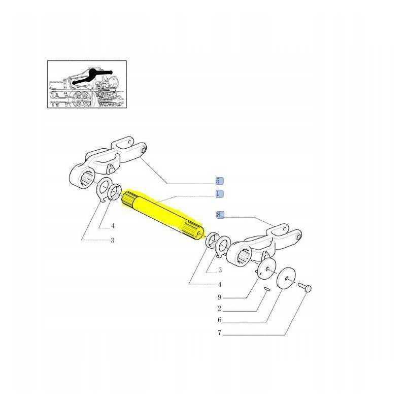Lift roller case mxm puma new holland t7 tm