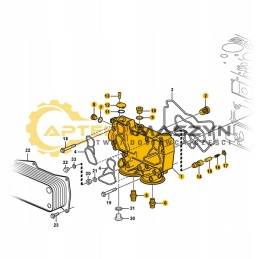 Radiatoriaus korpusas deutz agrovector 26 6 26 6lp