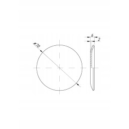 Priekinės ašies dangtelis c 385