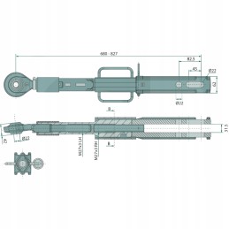 Renault 71818765 granitinė pakėlimo svirtis